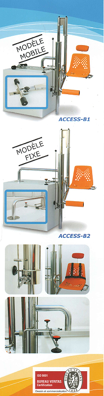 siège mobile acces b1 et b2